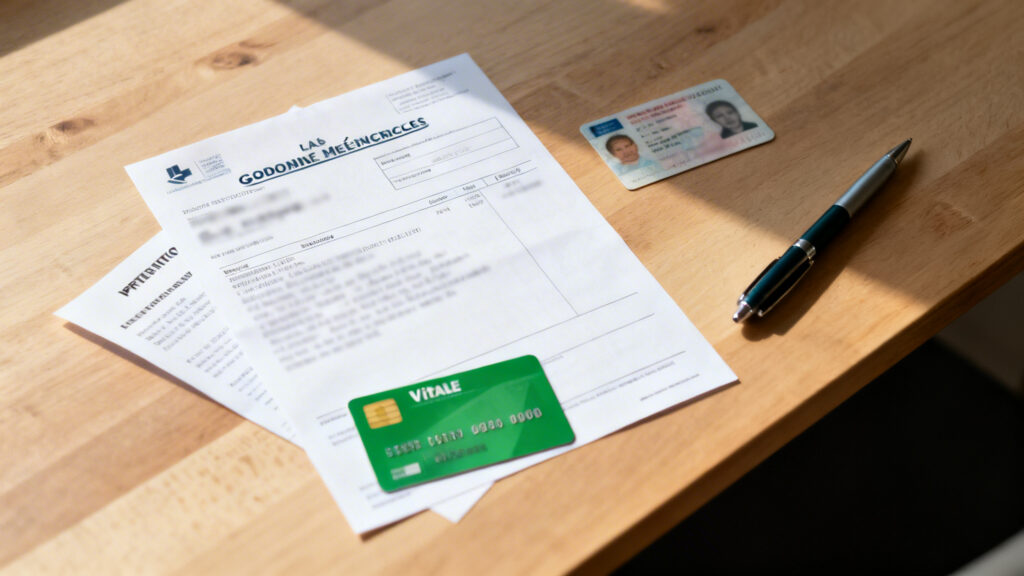 Prescription, attestation de droits et carte Vitale pour taxi conventionné