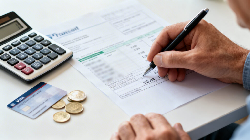 Facture de transport et calcul de la franchise médicale 2 €