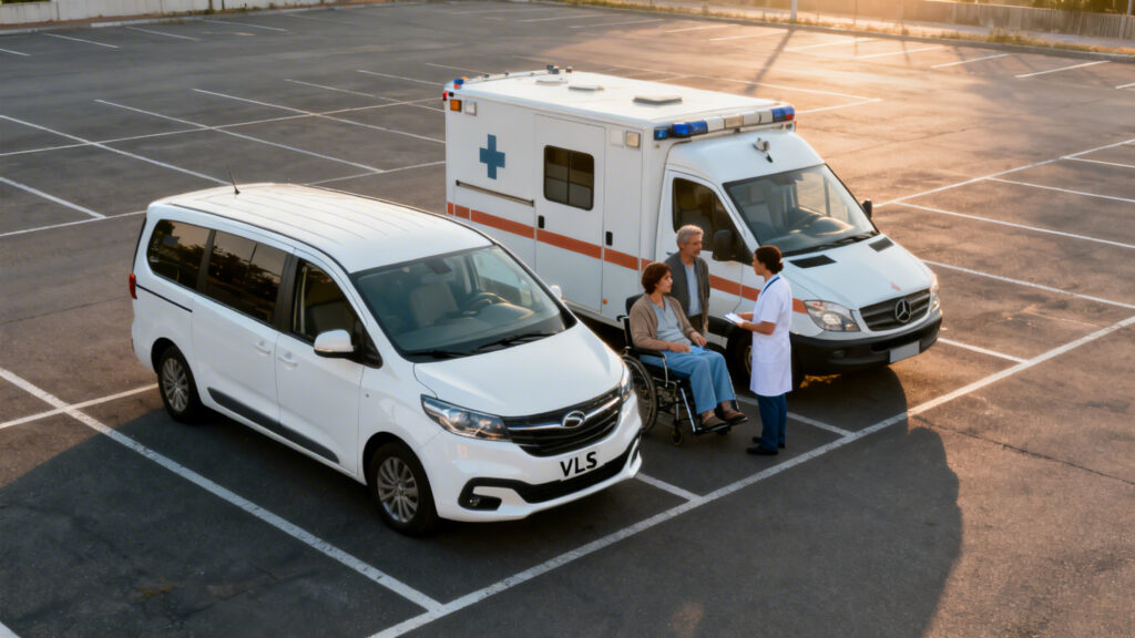 Comparer VSL vs ambulance coût et besoins médicaux