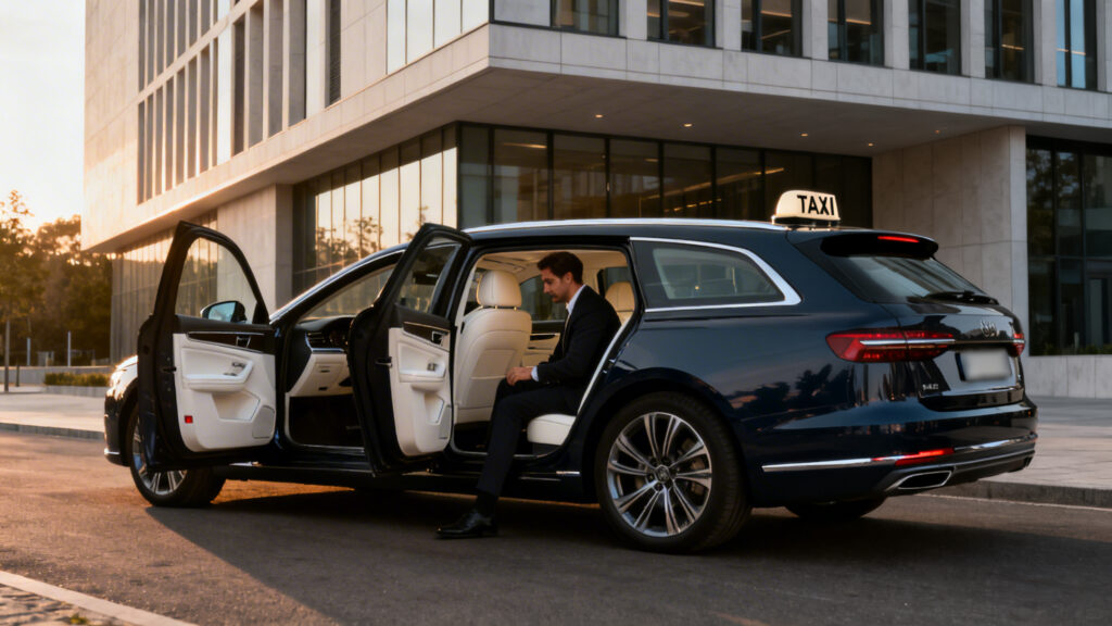 Break taxi confortable pour trajets premium