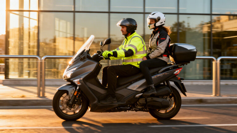 Devenir taxi moto : le parcours formation, examen et carte professionnelle