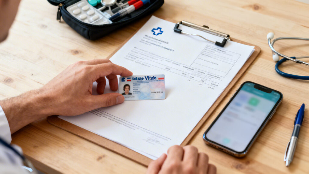 Prescription, carte Vitale et télétransmission pour la prise en charge