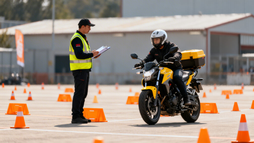 Entraînement pratique VMDTR sur plateau avec instructeur