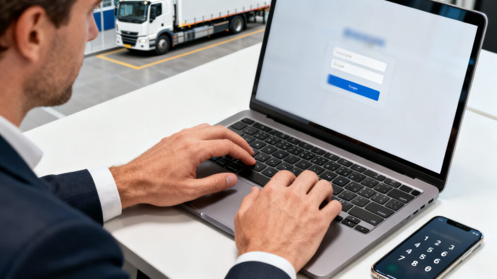 Accès au portail et code de vérification OTP