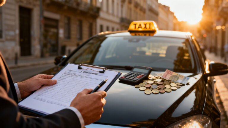 Comparatif du prix de la licence de taxi selon les villes