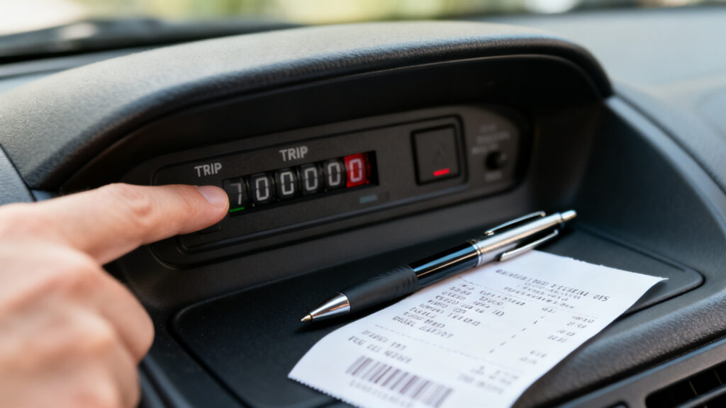 Compteur journalier réinitialisé et litres ravitaillés notés