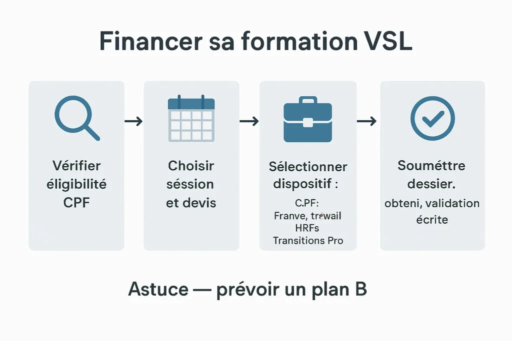 Options de financement CPF, France Travail, OPCO Santé
