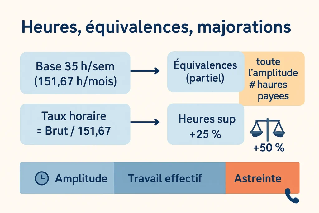 Heures d’équivalence et majorations en transport sanitaire