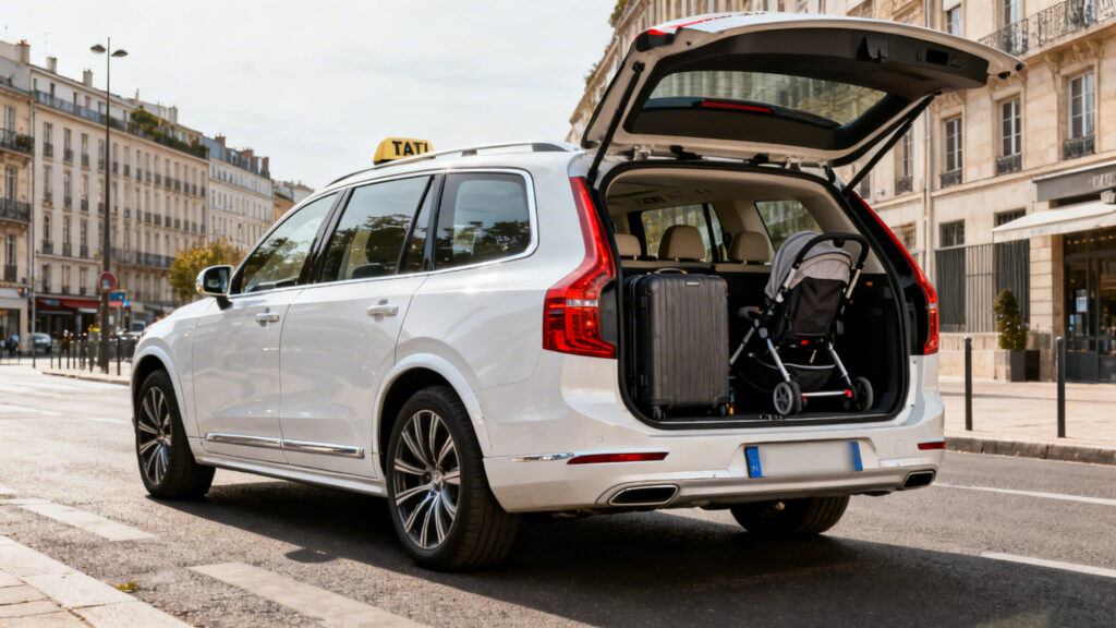 SUV taxi 7 places avec modularité et grand coffre