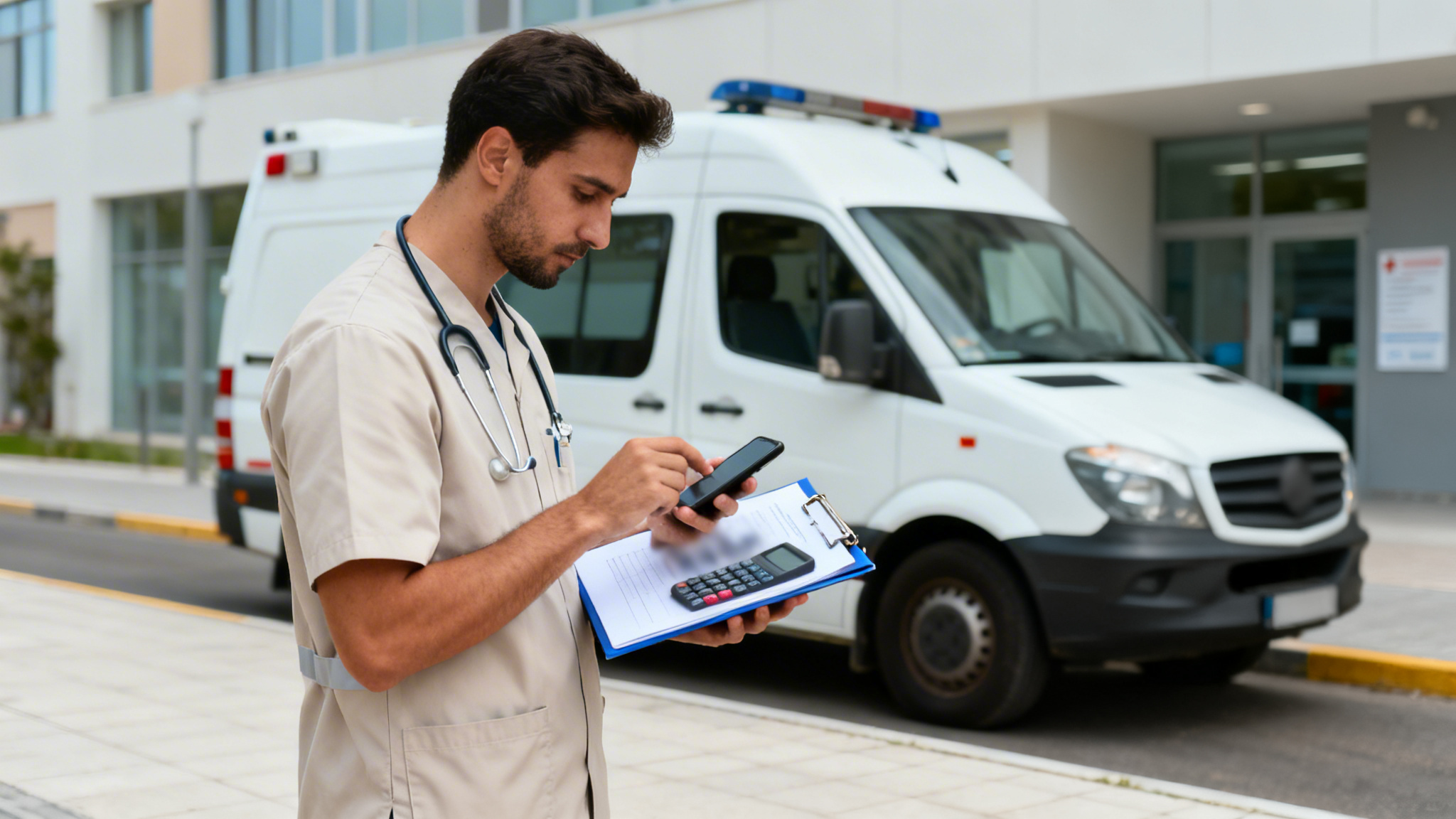 Estimer le tarif d’ambulance sans prise en charge avant un trajet