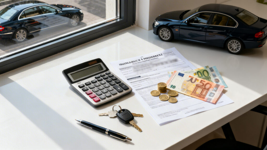 Repères de tarif assurance VTC avec calculatrice et clés