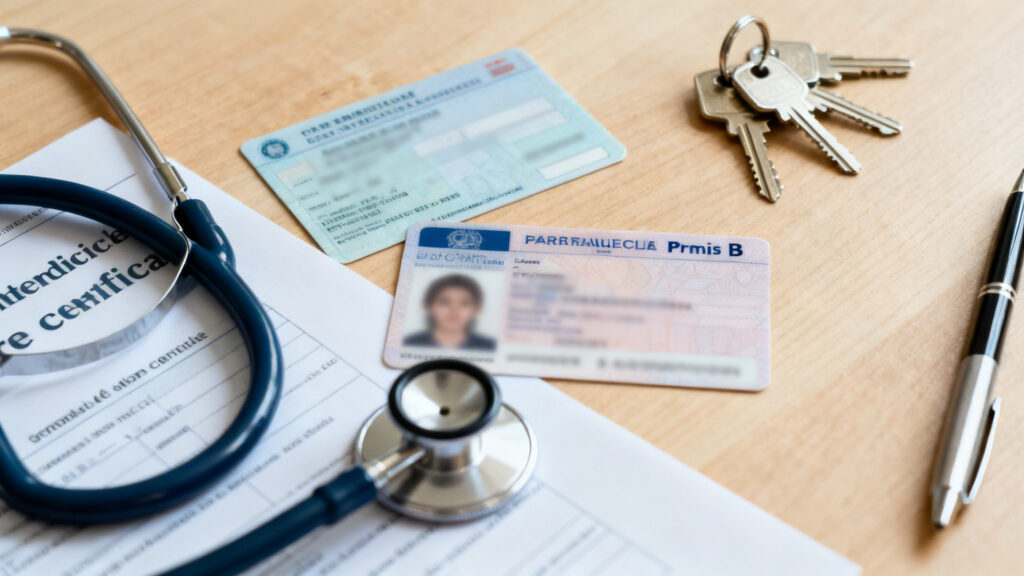 Pièces à fournir et prérequis VTC&nbsp;: identité, permis, visite médicale