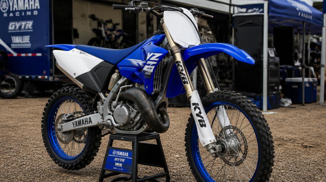 Fourche KYB, disque avant et moteur 2 temps YZ 125