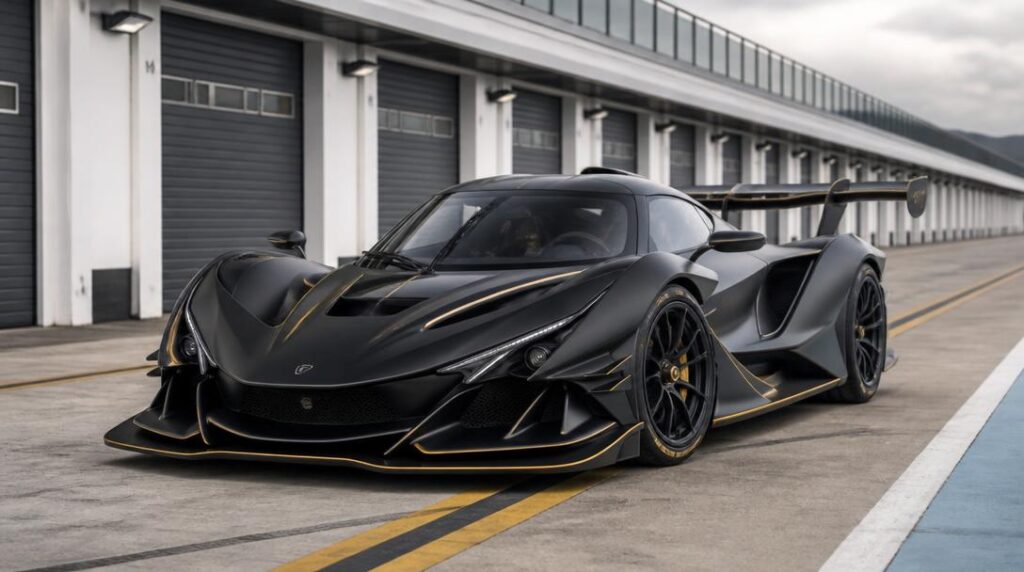 Apollo Intensa Emozione, supercar allemande noire