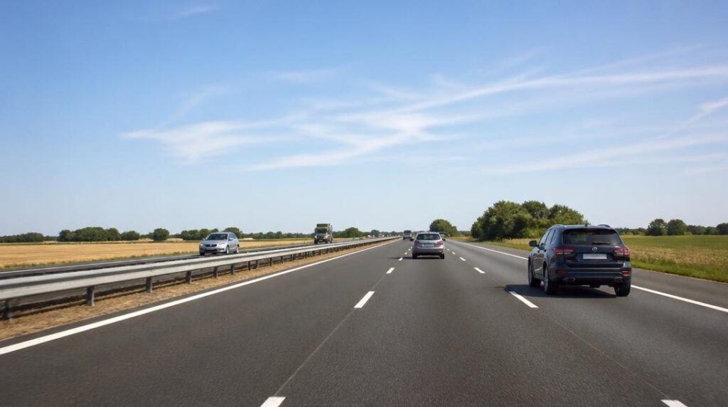 Autoroute gratuite sans barrière de péage