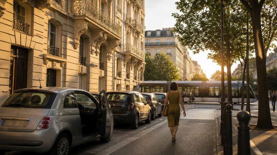 Parking gratuit à Bordeaux près d’un arrêt de tram